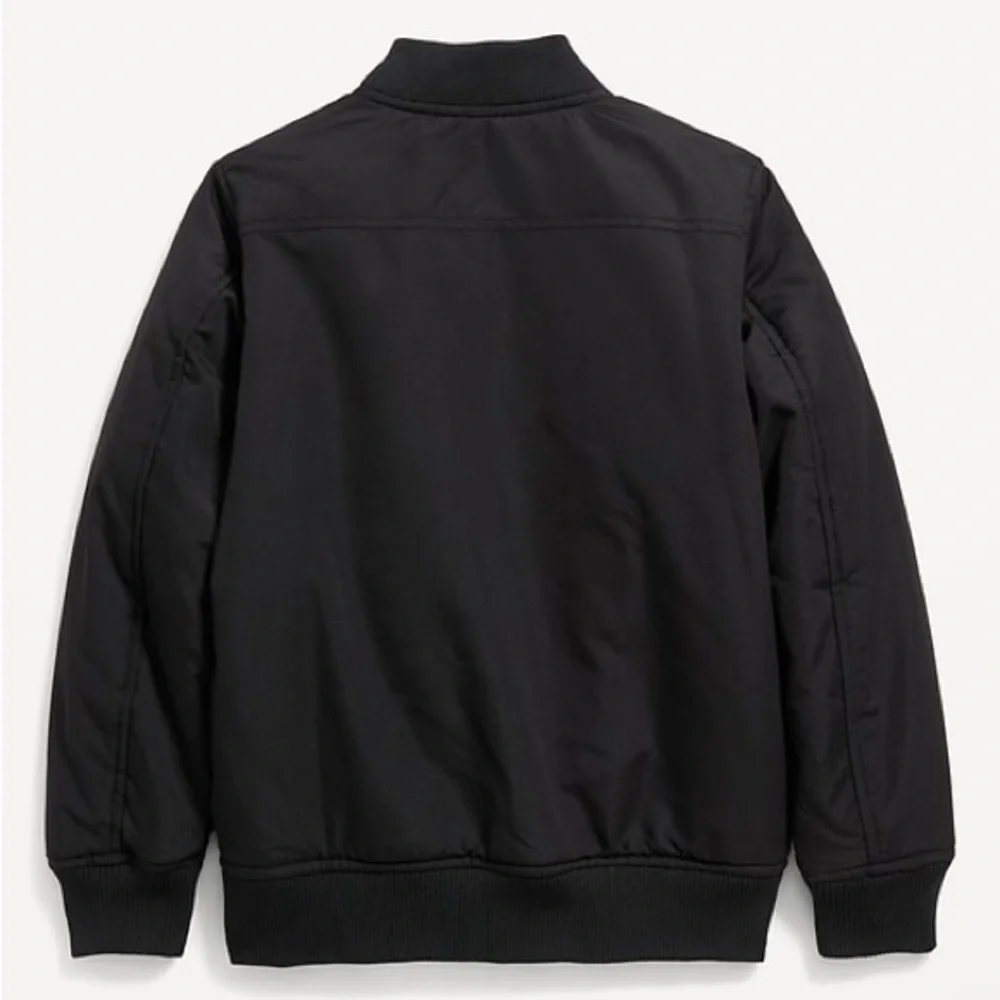 Old Navy Classic Black Bomber Jacket, Size M (8)